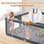 Bubblbay Baby Playpen, Extra Large Play Yard 79*71inch With 1 Storage, 4 Pull Handles, Gate For Baby Indoor & Outdoor Activity