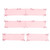 Seroniy Pack Of 4 Baby Bed Bumper Newborn Crib Anti-collision Protector Washable Soft Nursery Bedroom Protection Pad Fence Pink