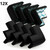 Table Corner Cushion 12pcs Baby Safety Thickened Nbr Foam Corner Edge Cushions Desk Table Protector Cover Guard (black)