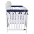 Cribwrap® Narrow 2 Short Navy Fleece Rail Covers