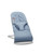 Babybjorn Bouncer Bliss, Light Grey Frame, Petal Quilt Cotton - Blue