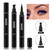 2 Pack Waterproof Winged Eyeliner Stamp Makeup Eye Liner Pencil Black Liquid