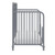 Little Seeds Ivy 3 In 1 Convertible Metal Crib, Dove Gray