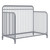 Little Seeds Ivy 3 In 1 Convertible Metal Crib, Dove Gray