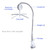 Agptek Baby Crib Mobile Bed Bell Holder Arm Bracket Baby Bed Stent Set (nut Screw) 26"