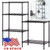 5-tier Wire Shelving Unit Adjustable Metal Shelf Rack Kitchen Storage Organizer