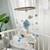 7.9x19.7inch Mobile Wind Chime Cloud Doll Hanging Bed Bell Grasp Training Baby Musical Crib Color Recognition Mobile Rattle Toy For Baby Bed Cot Decoration