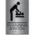 Changing Station Men Sign-steel / Black (4 Units)