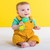 Bright Starts Rattle & Shake Bpa-free Baby Barbell Toy, Green, Ages 3 Months+