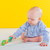Bright Starts Rattle & Shake Bpa-free Baby Barbell Toy, Green, Ages 3 Months+