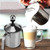 Fearlessin 400/800ml Manual Milk Frother Double Mesh Coffee Cappuccino Foamer Creamer Safe  800ml