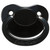 Cutieplusu Adult Sized Pacifier Dummy For Adult Babies-large Shield Black
