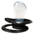 Cutieplusu Adult Sized Pacifier Dummy For Adult Babies-large Shield Black