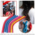 Professional Flexi Rods For Hair,hair Roller Curler Set, 9 Inch In Length, 10 Pcs Each Pack, Random Color, One Pack