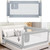Jonster 59”/ 74”/79.5”baby Bed Rail For Toddlers, Adjustable Kids Infant Bed Guard Rails Safety Barrier For Twin, Double, Full-size Queen & King Mattress,gray(1 Pc)