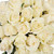 Roses 50 Stems Of White Farm Direct Fresh Cut Flowers With Hand Painted Silver Glitter On The Bloom Tips By Bloomingmore