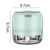 Electric Mini Food Chopper,electric Garlic Processor,mini Baby Supplementary Food Blender, Wireless Portable Waterproof Usb Charging Food Mixer