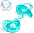 Chicco Physioforma Silicone One-piece Orthodontic Pacifier 0-6m Teal 2pk