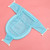 Nuolux Bath Seat Support Net Baby Bath Mesh Bathtub Seat Net Support Sling Infant Bath Tub Hammock (blue With Random Button Color)