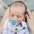 Cutie Pat Pacifier Teether (slant, Blue)