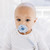 Cutie Pat Pacifier Teether (slant, Blue)