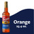 Torani Orange Flavoring Syrup, Drink Mix, Handcrafted Soda Flavoring, 25.4 Oz