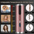 Sereed Cordless Curling Wand, Auto Curling Iron With Lcd Display And 6 Adjustable Temperature-pink