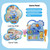 3 In 1 Piano Drum Baby Learning Walker With Sound & Light