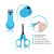 Jelly Comb Portable 10pcs Health Care Kit Newborn Infant Nursery Set Kids Grooming Kit Baby Nail Clipper Brush Comb Cleaning Tool Set