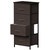 Tkoofn 4-tier Dresser With 4 Drawers, Steel Frame Wood Top Furniture Storage Tower Organizer For Bedroom, Hallway, Entryway, Closets, Dorm Room, Living Room(gray/brown/beige)