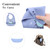 Yaoping Soft Silicone Baby Feeding Bibs With Food Catcher Pocket, Bpa Free, 3 Pack, Unisex