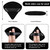 12 Pieces Powder Puff, Face Triangle Makeup Puff For Loose Powder Soft Body Cosmetic Foundation Sponge Mineral Powder Wet Dry Makeup Tool, Black