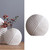 Ceramic Round Flat Leaves Vase Bookshelf Gifts For And Family Wedding Bridal - White L