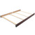 Delta Children Wooden Full-size Bed Rails 0050, Walnut Espresso