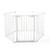 6 Panel Indoor Safety Play Yard With Gate & Safety Lock For Kids, White