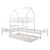 Anysun Twin L-shaped Bunk Bed With Trundle For Kids Teens - White
