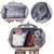 Diaper Bag Nappy Backpack Waterproof Convertible Mini Smart Diaper Tote Bag Multi-function Maternity Pouch Bag For Outdoor