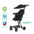 Dream On Me Coast Rider Stroller Canopy In Black