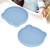 Baby Suction Utensil, Baby Suction Plate Safe Material Cute Bear Shape Temperature Resistant  For Lunch Grey Blue
