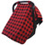 Hudson Baby Unisex Baby Reversible Car Seat And Stroller Canopy, Buffalo Plaid, One Size