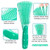 Detangler Brush , Curly Hair Brush Set: 2-pack Hair Brush And 1-piece Brow Brush Set For Naturally Curly, Thick, Thin, Wet Or Dry Hair Women Men's Green