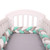 Braided Baby Bedding Liner Pad 3-strand Soft Knot Fence Cushion For Toddler Crib