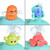 Fun Little Toys Bath Toys For Toddlers, 5 Pcs Bath Tub Toys Set, Spray Water Toys For Kids, Best Gifts For Boys & Girls