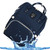 Vbiger Adjustable Shoulder Strap Insulated Pockets Large Capacity Stylish Waterproof Backpack Diaper Bag, Blue