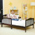 Wooden Bedroom Frame Furniture With Safety Rail For Children & Toddler