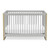 Modrn Glam 3-in-1 Convertible Crib, Grey With Satin Brass