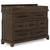 Evolur Empire Change Tray I Full Assembly I Lasting Quality In Distressed Timber