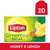 Lipton Green Tea, Decaffeinated Honey Lemon 20 Ct (pack Of 6)
