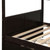 Full Over Full Bunk Bed With Twin Size Trundle, 3-step Ladder,full-length Safety Guard Rail,detachable Wood Full Bunk Bed Frame,full Over Full Bunk Bed For Kids Teens,espresso