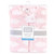 Hudson Baby Infant Girl Plush Sleeping Bag, Sack, Blanket, Pink Clouds, 0-6 Months